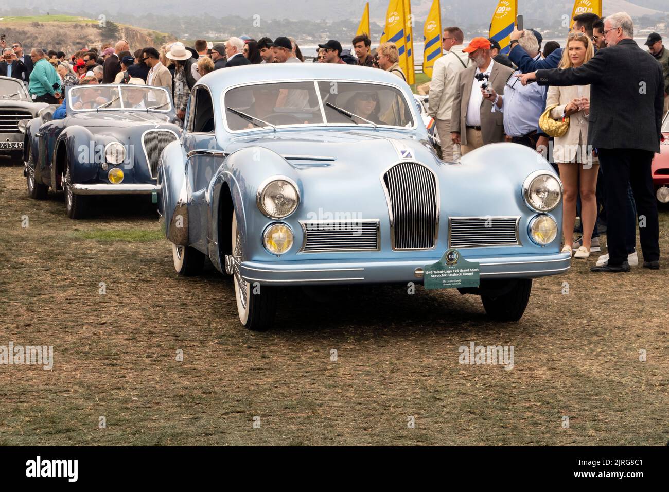 1948 Talbot-Lago T26 Grand SportSaoutchik Fastback Coupe at the 71st Pebble Beach Concours d' Elegance 2022 Stock Photo
