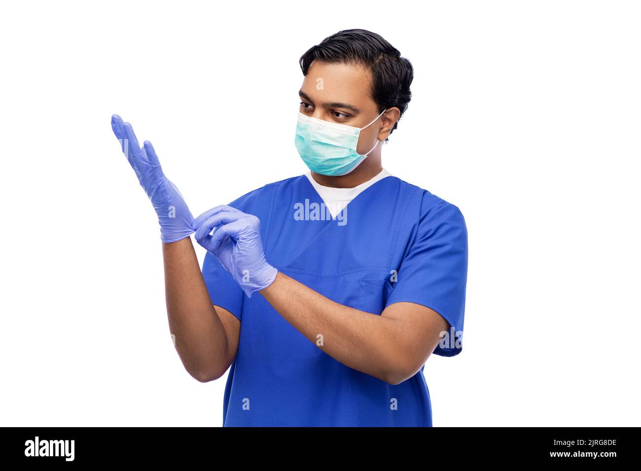 Indian male physician doctor hi-res stock photography and images - Alamy