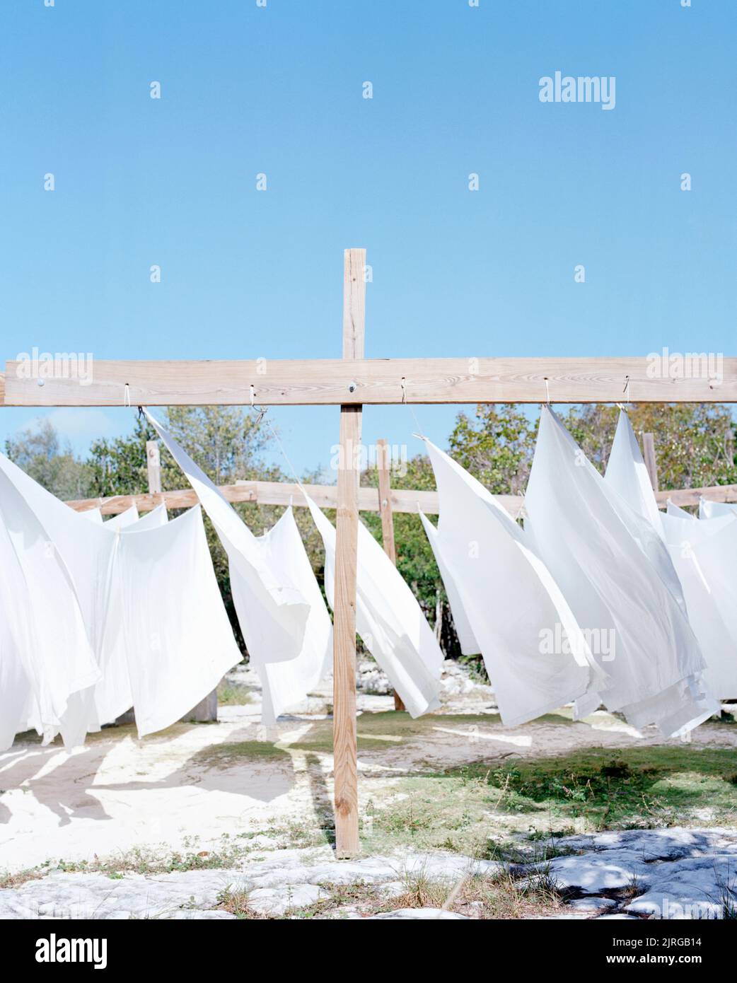 Bed sheet clothesline hires stock photography and images Alamy