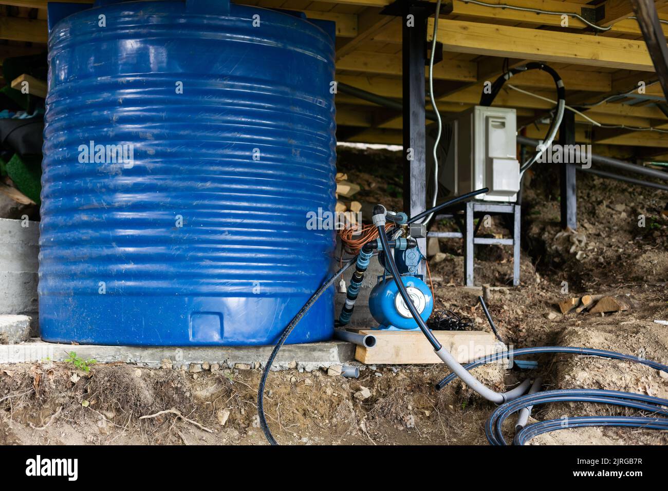 Laying or replacement of underground storm sewer pipes. Installation of