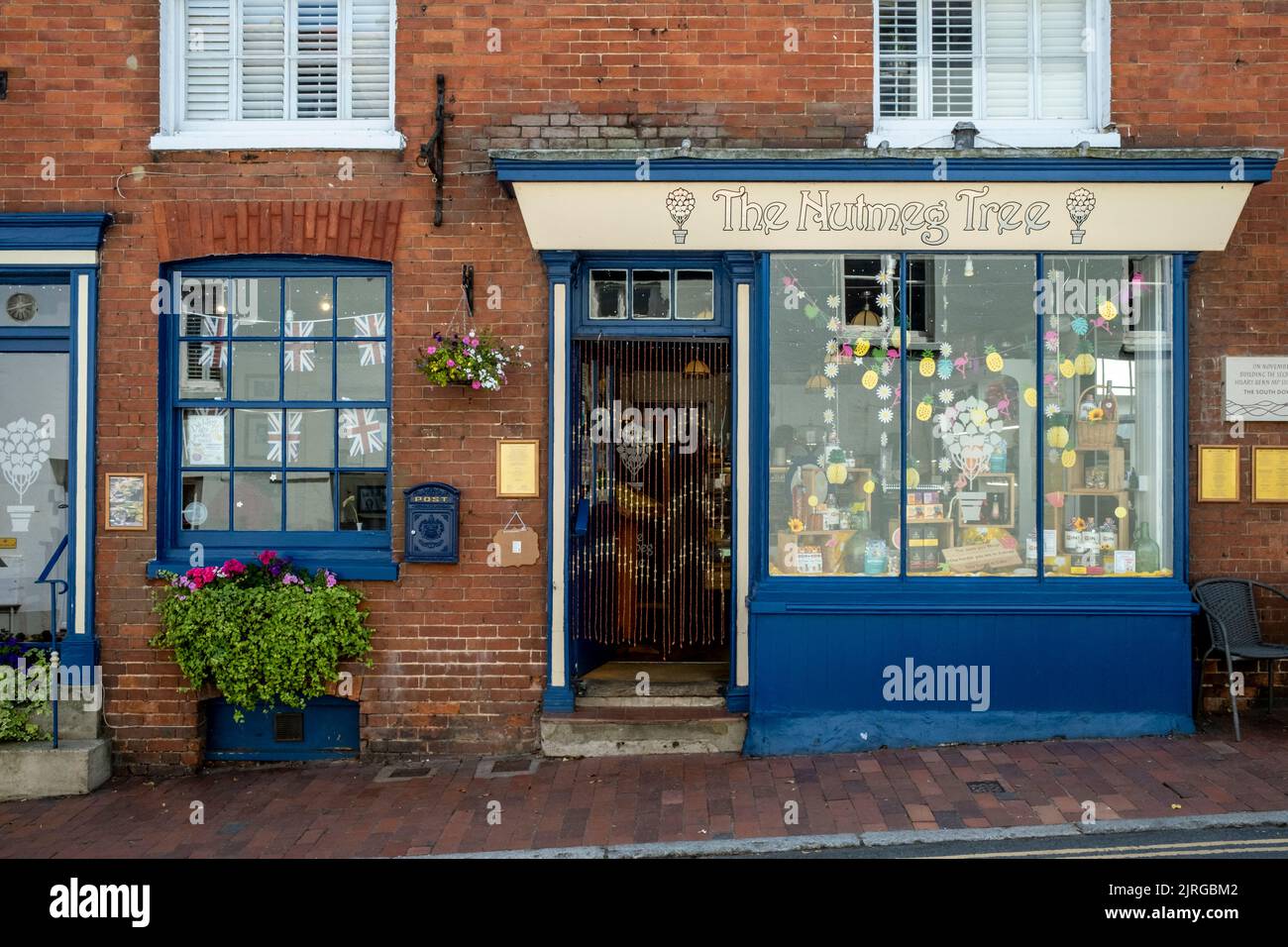 The Nutmeg Tree Cafe, Ditchling Village, East Sussex, UK Stock Photo