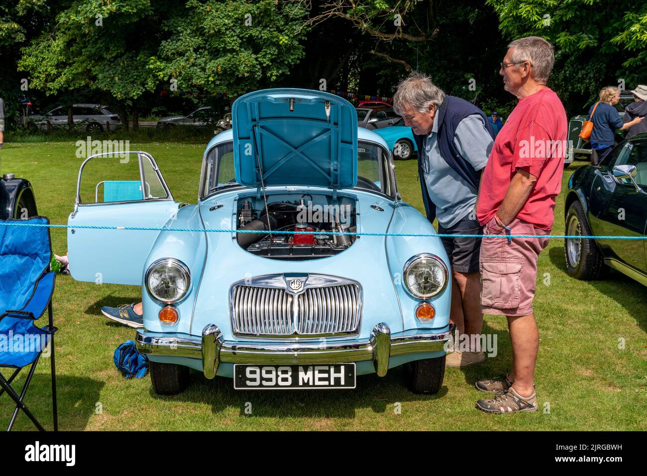 A Classic Car Show At The Nutley Village Fete, Nutley, East Sussex, UK