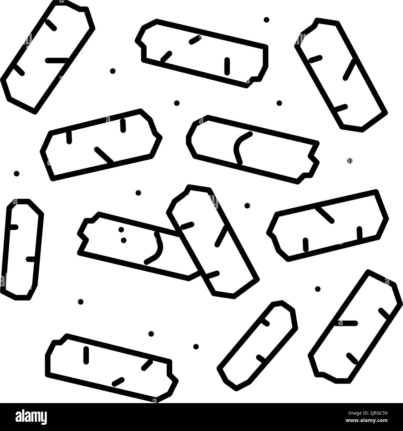pelletts wood timber line icon vector illustration Stock Vector Image ...