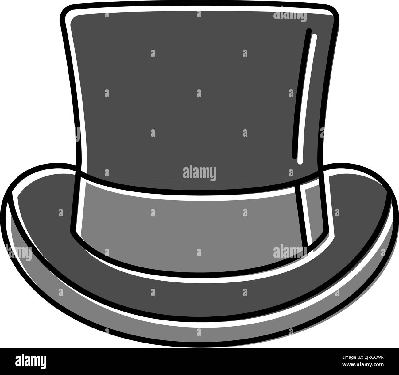 top hat cap color icon vector illustration Stock Vector Image & Art Alamy