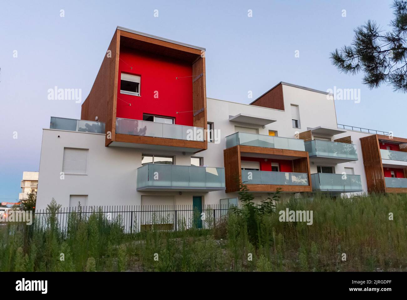 Bordeaux, France, Modern Architecture, Apartment Buildings in Eco
