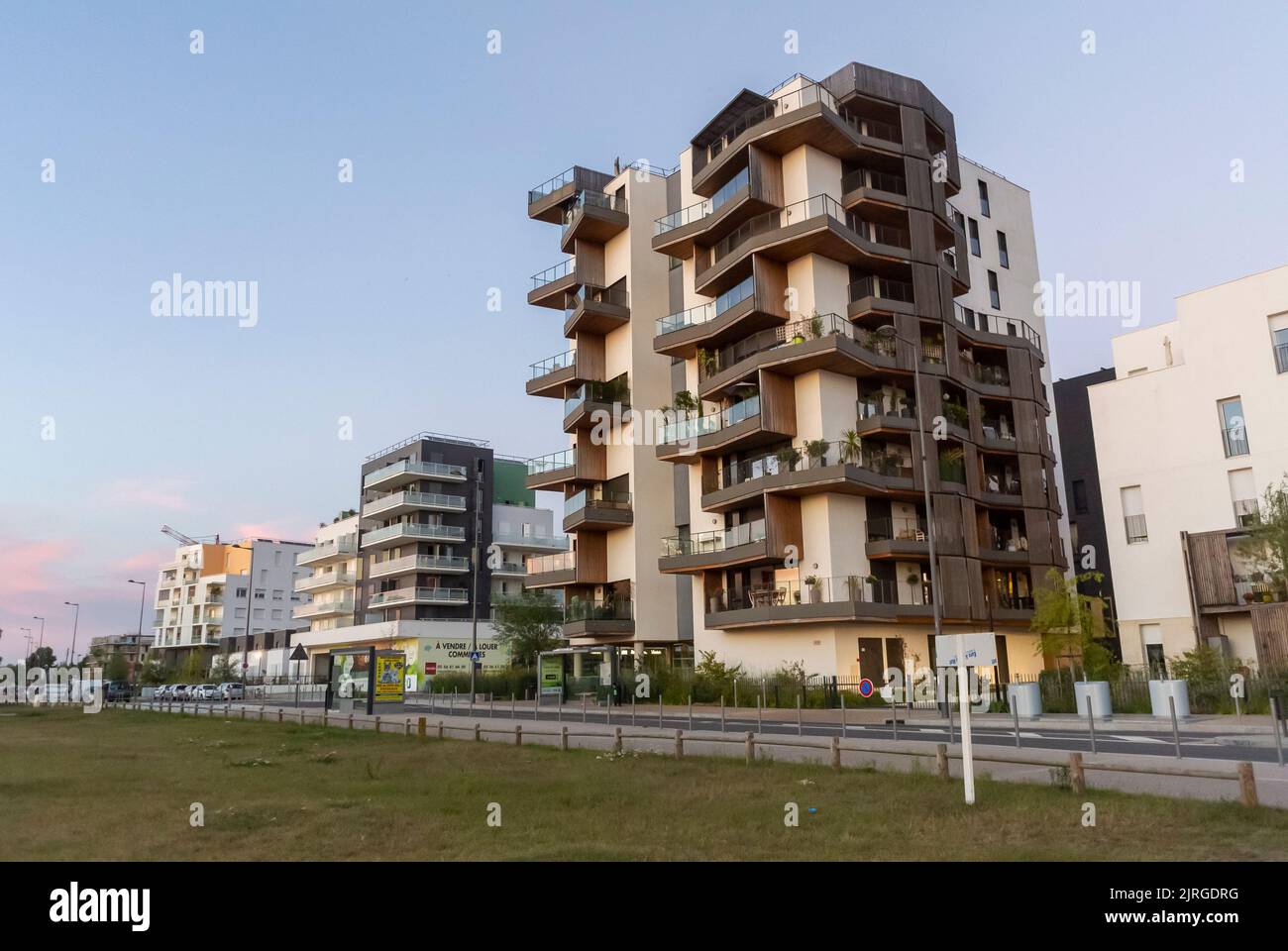 Bordeaux, France, Modern Architecture, Apartment Buildings in Eco
