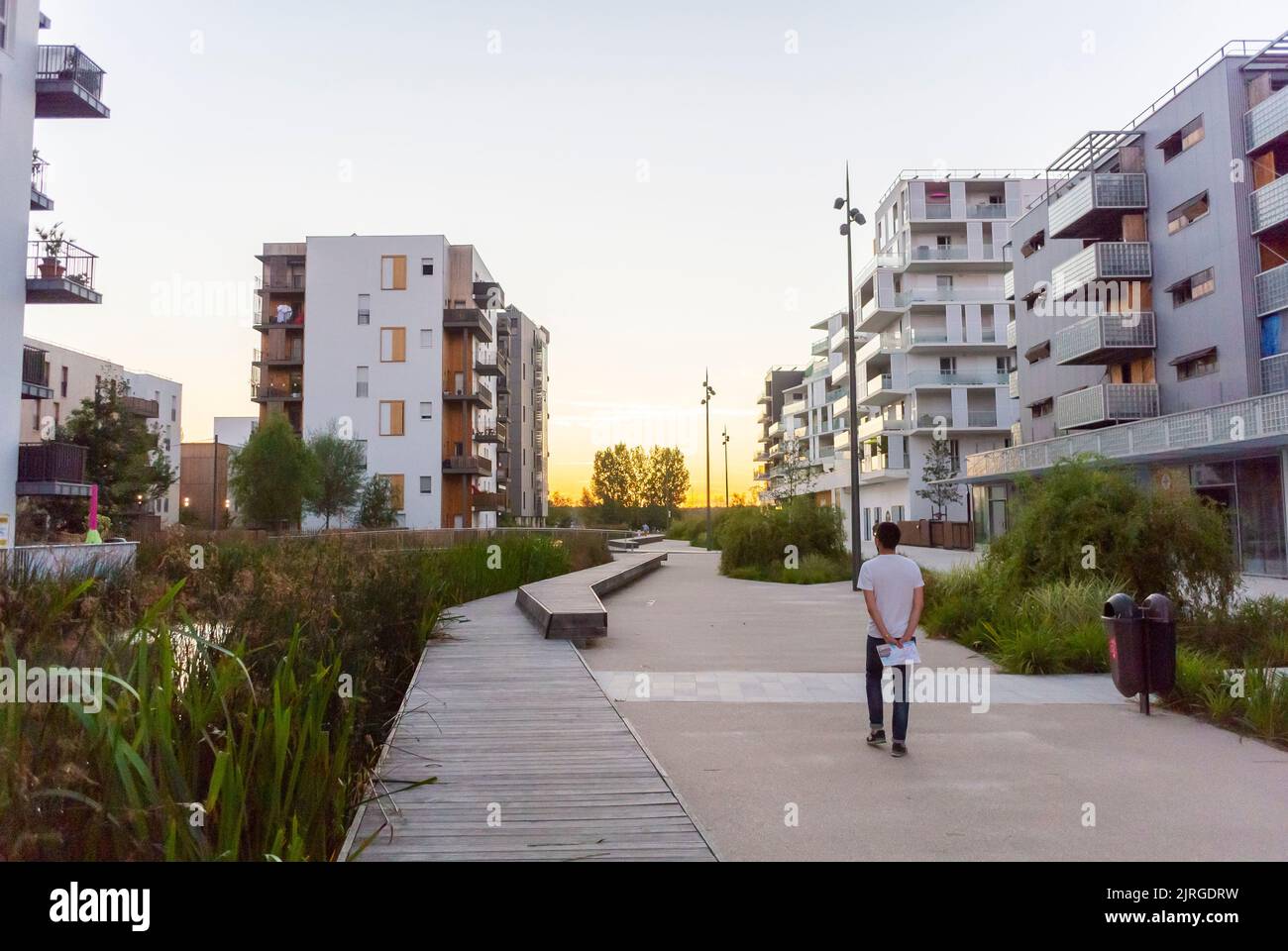 Bordeaux, France, Modern Architecture, Apartment Buildings in Eco