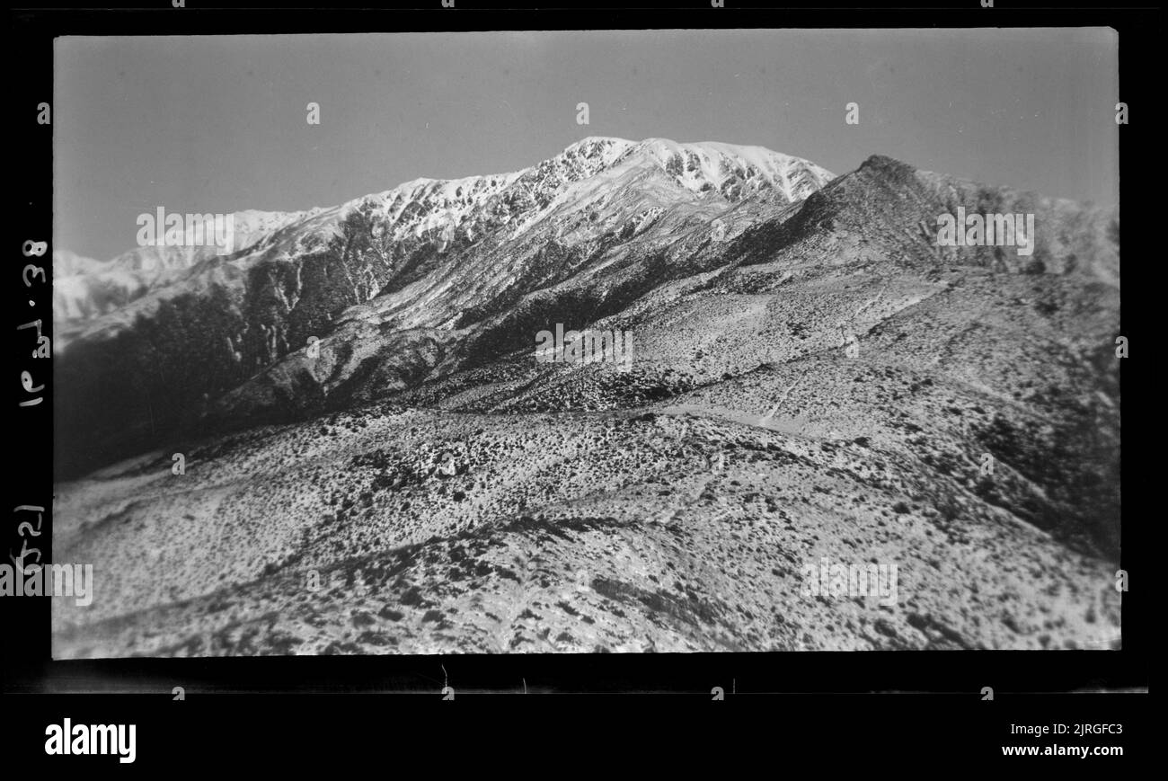 Horowhenua Geological and Tararua Range, 16 July 1938, by Leslie Adkin ...