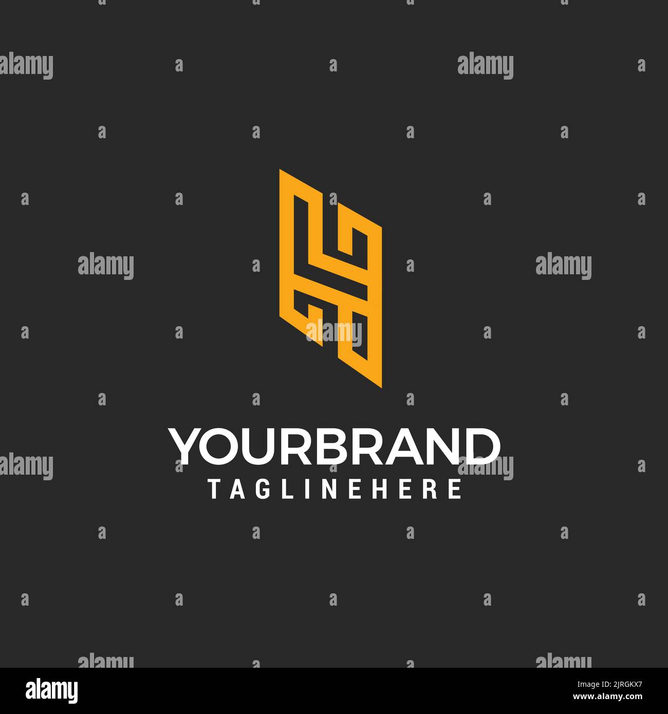Initial letter H logo design vector illustration Letter H Business ...