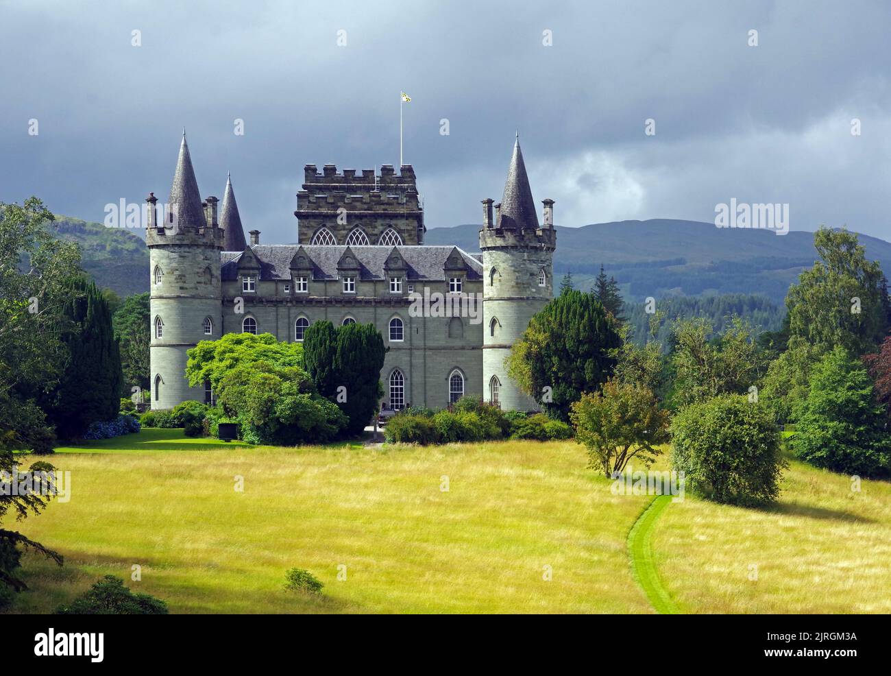 Inveraray castle, Scotland Stock Photo Alamy