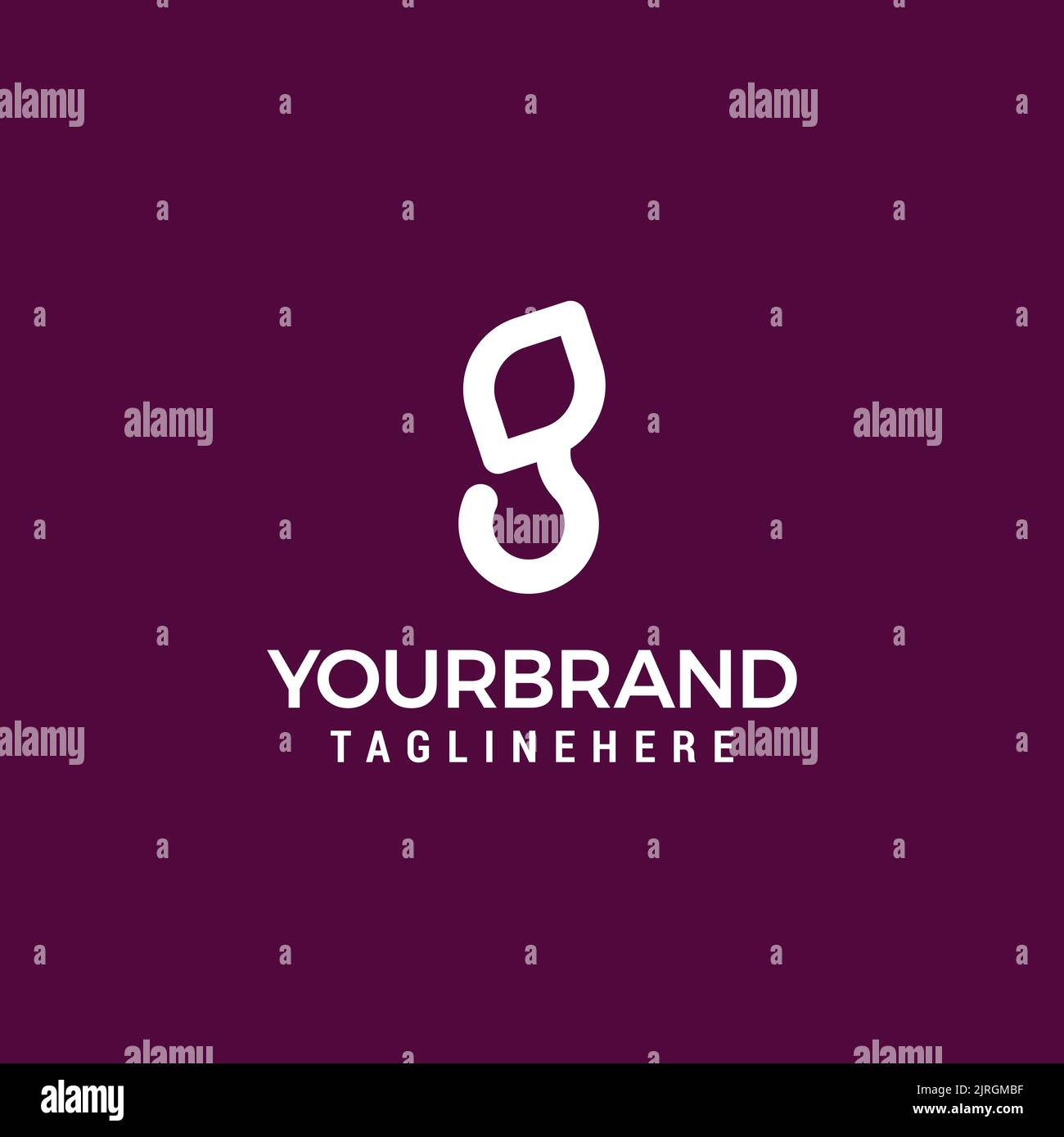 Letter G leaf Logo Design Template Vector Stock Vector Image & Art - Alamy