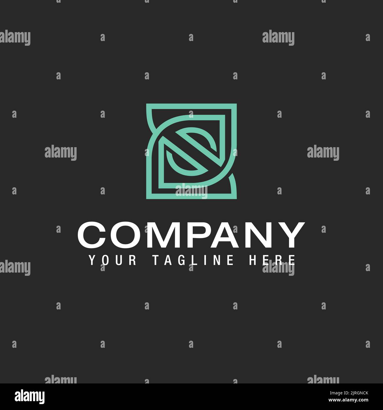 XS Abstract initial monogram letter alphabet logo design Stock Vector
