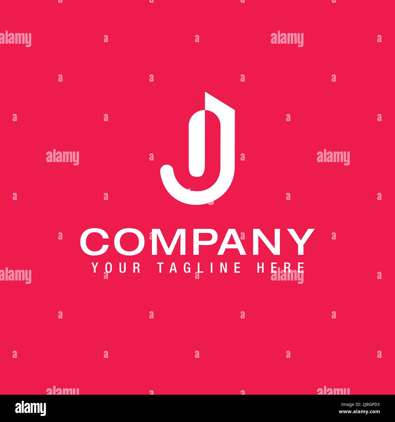 Letter J logo icon design template elements vector Stock Vector Image ...