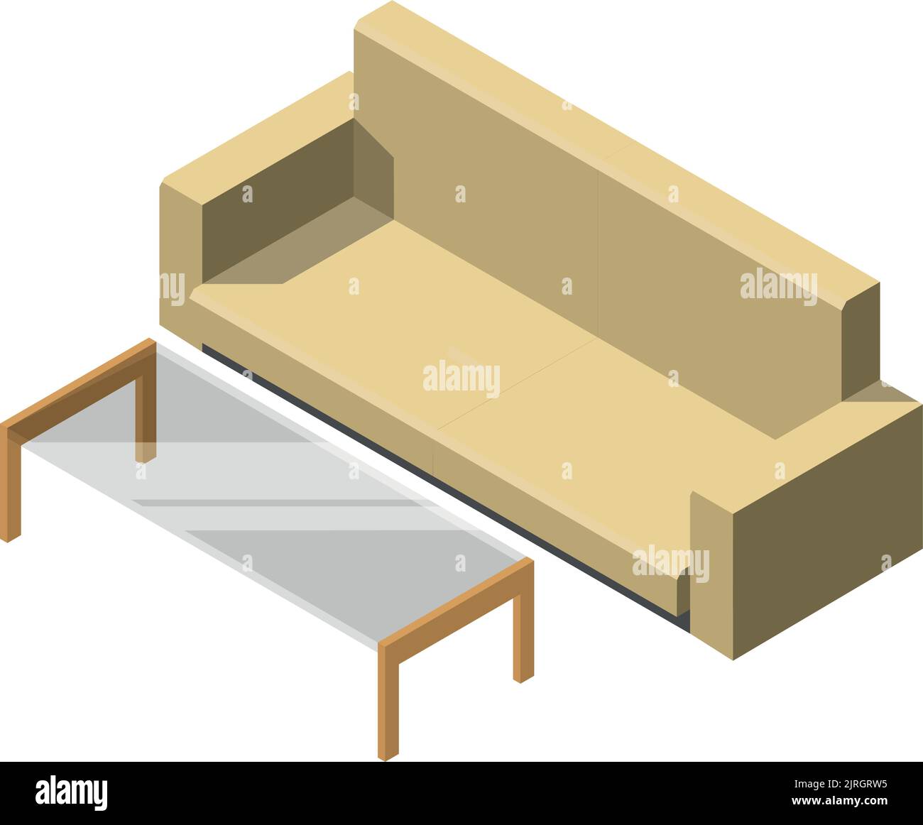 Vector isometric low poly room icon Stock Vector Images - Alamy