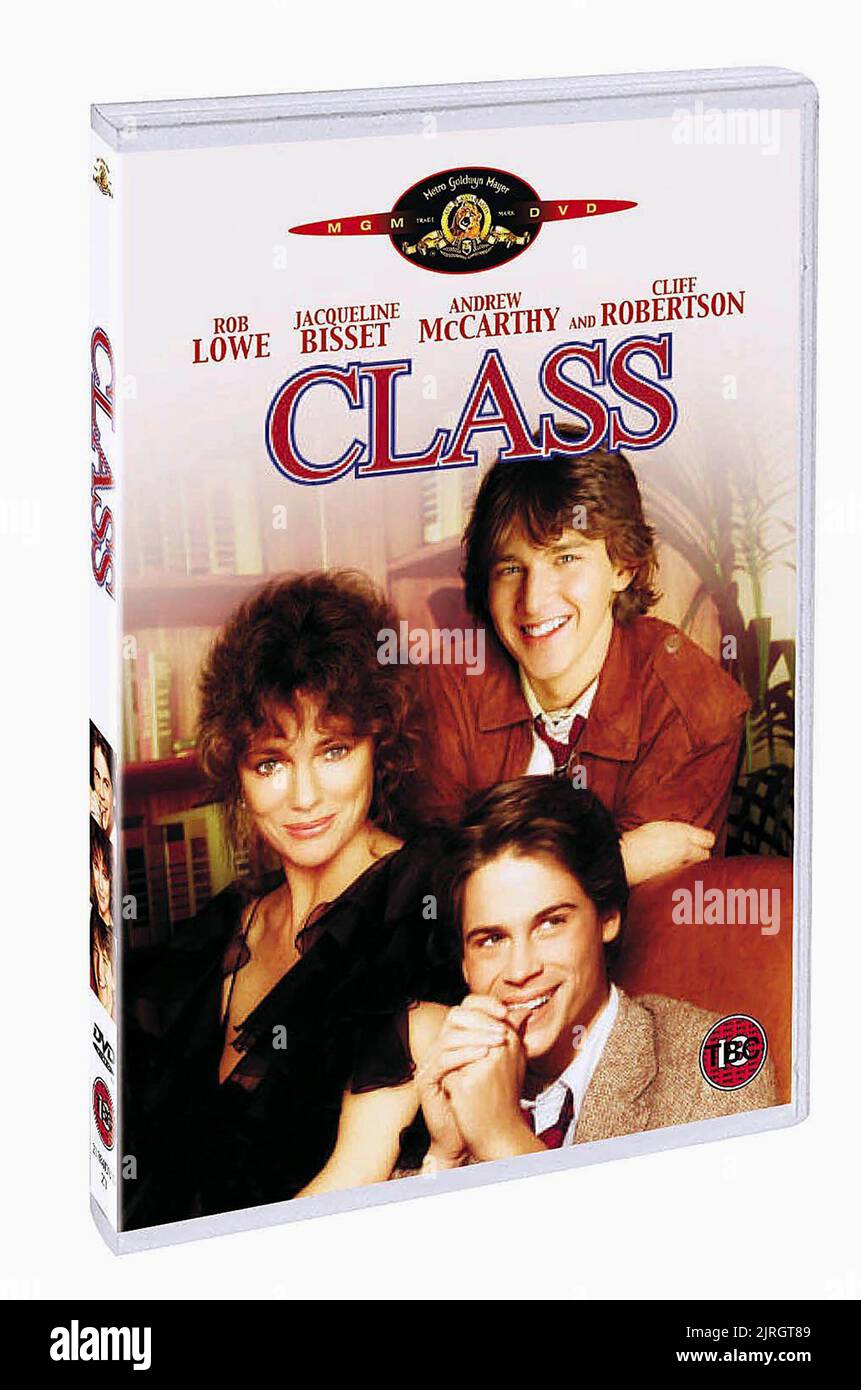 JACQUELINE BISSET, ANDREW MCCARTHY, ROB LOWE POSTER, CLASS, 1983 Stock Photo