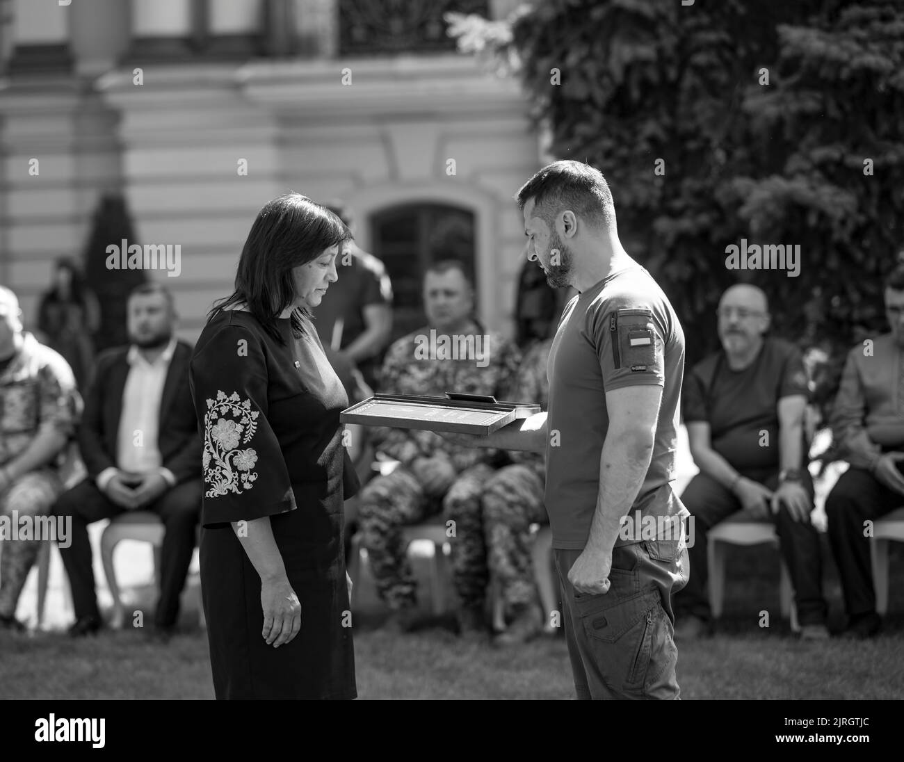 On Independence Day of Ukraine, President Volodymyr Zelenskyy presented ...