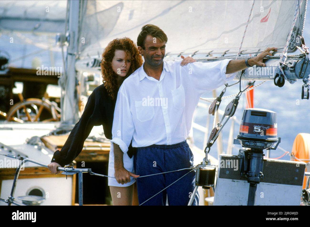 SAM NEILL, NICOLE KIDMAN, DEAD CALM, 1989 Stock Photo - Alamy