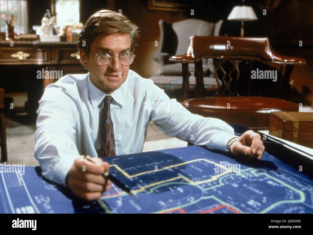 MICHAEL DOUGLAS, THE WAR OF THE ROSES, 1989 Stock Photo