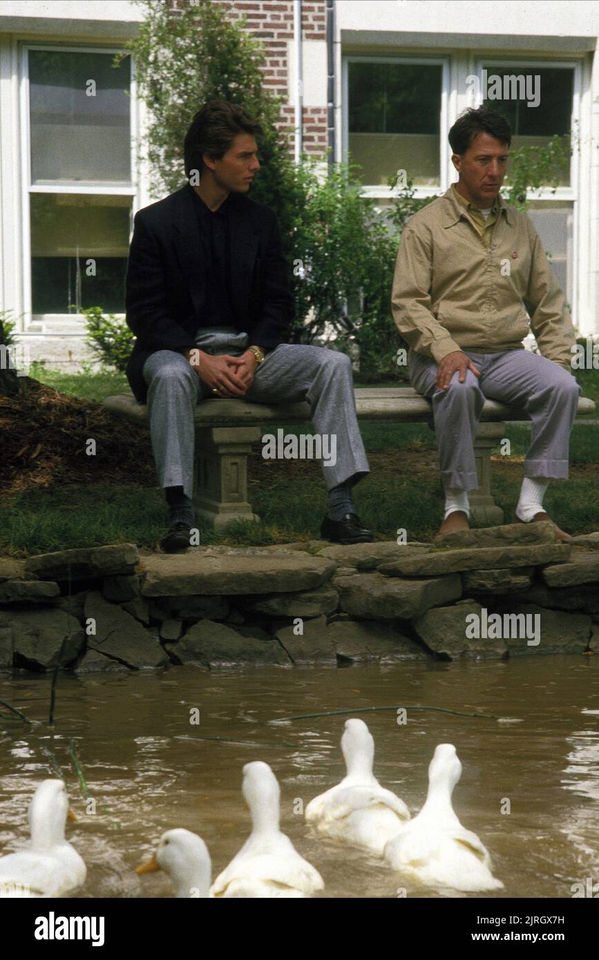 TOM CRUISE, DUSTIN HOFFMAN, RAIN MAN, 1988 Stock Photo - Alamy