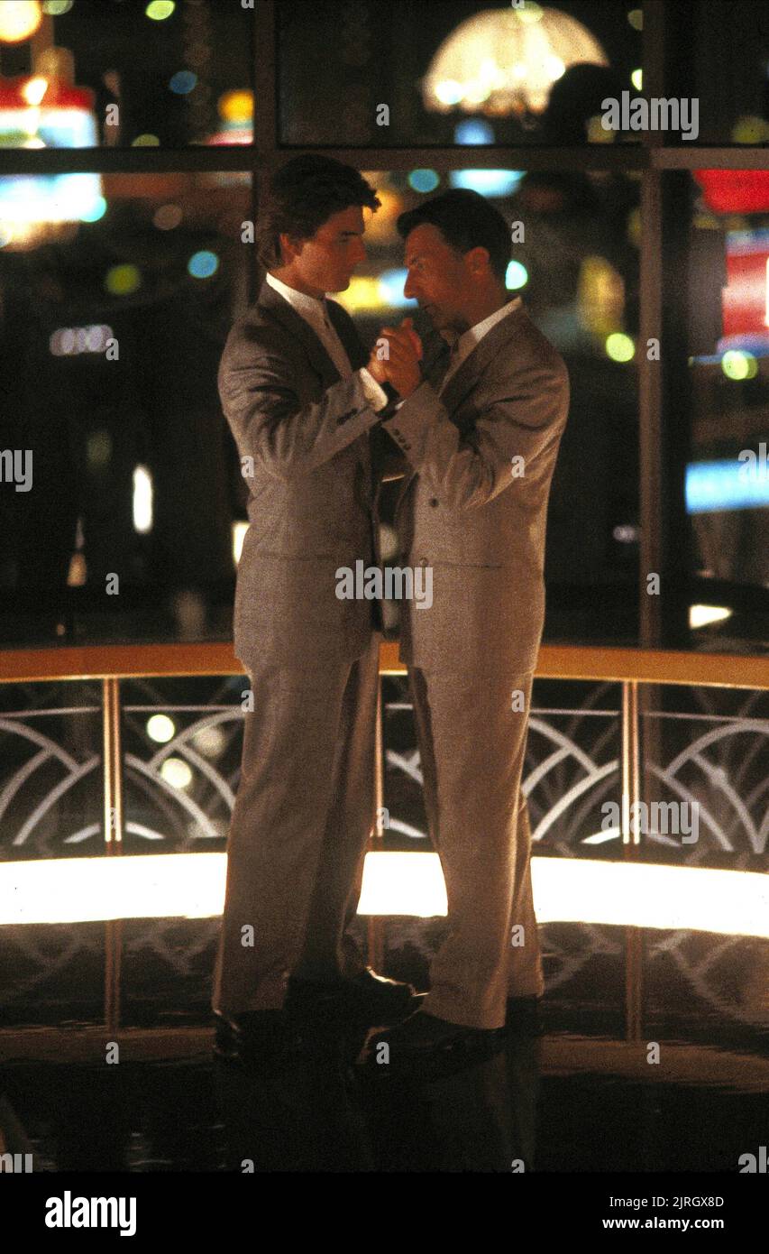 TOM CRUISE, DUSTIN HOFFMAN, RAIN MAN, 1988 Stock Photo - Alamy
