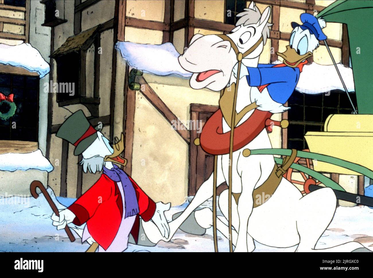 SCROOGE MCDUCK, DONALD DUCK, MICKEY'S CHRISTMAS CAROL, 1983 Stock Photo