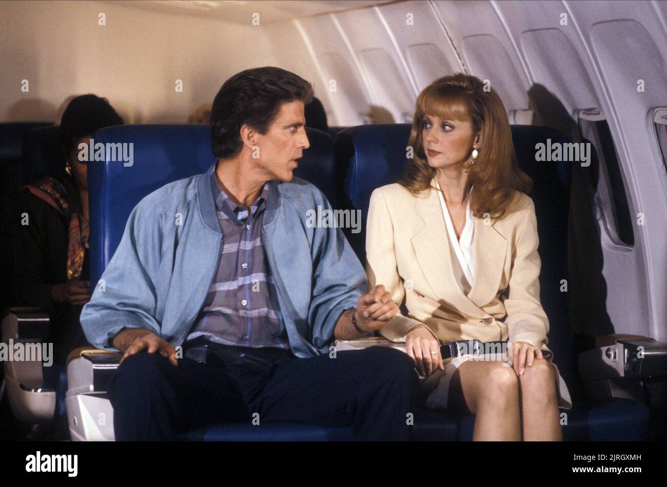 TED DANSON, SHELLEY LONG, CHEERS, 1982 Stock Photo