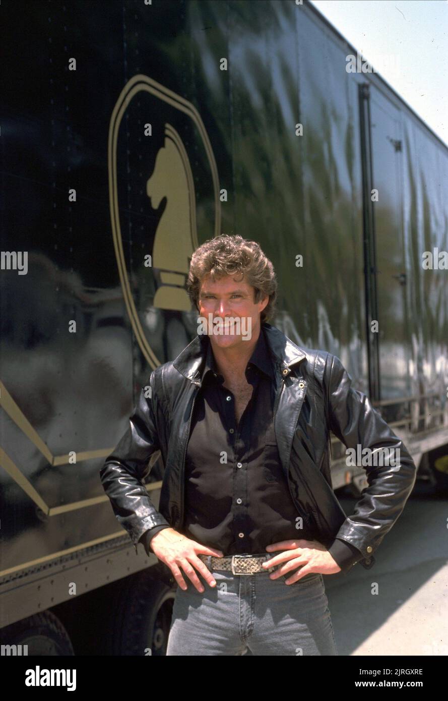 David Hasselhoff Knight Rider 1982 Stock Photo Alamy