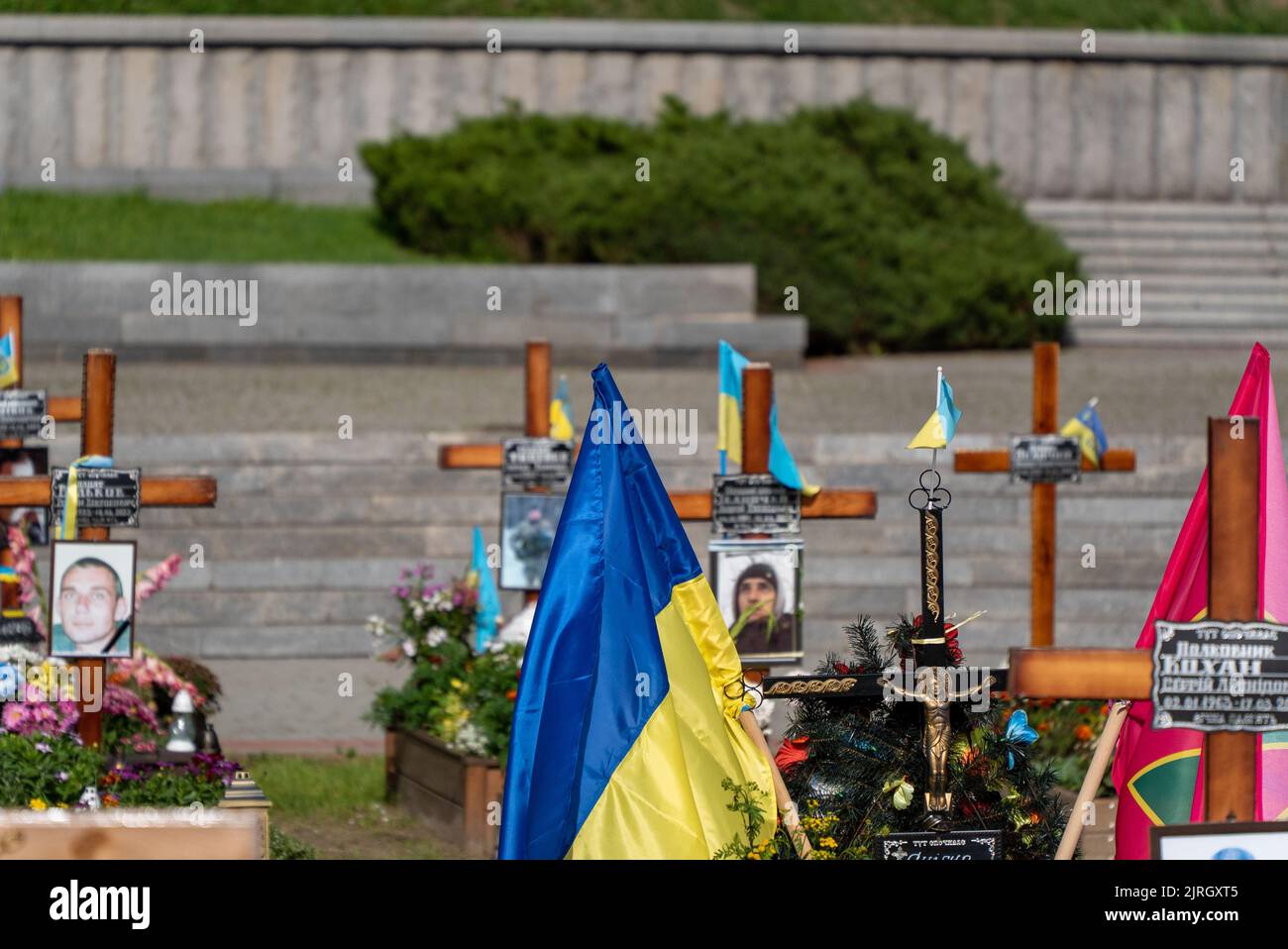 Liviv, Liviv Oblast, Ukraine. 24th Aug, 2022. Lviv celebrates Ukraine's ...