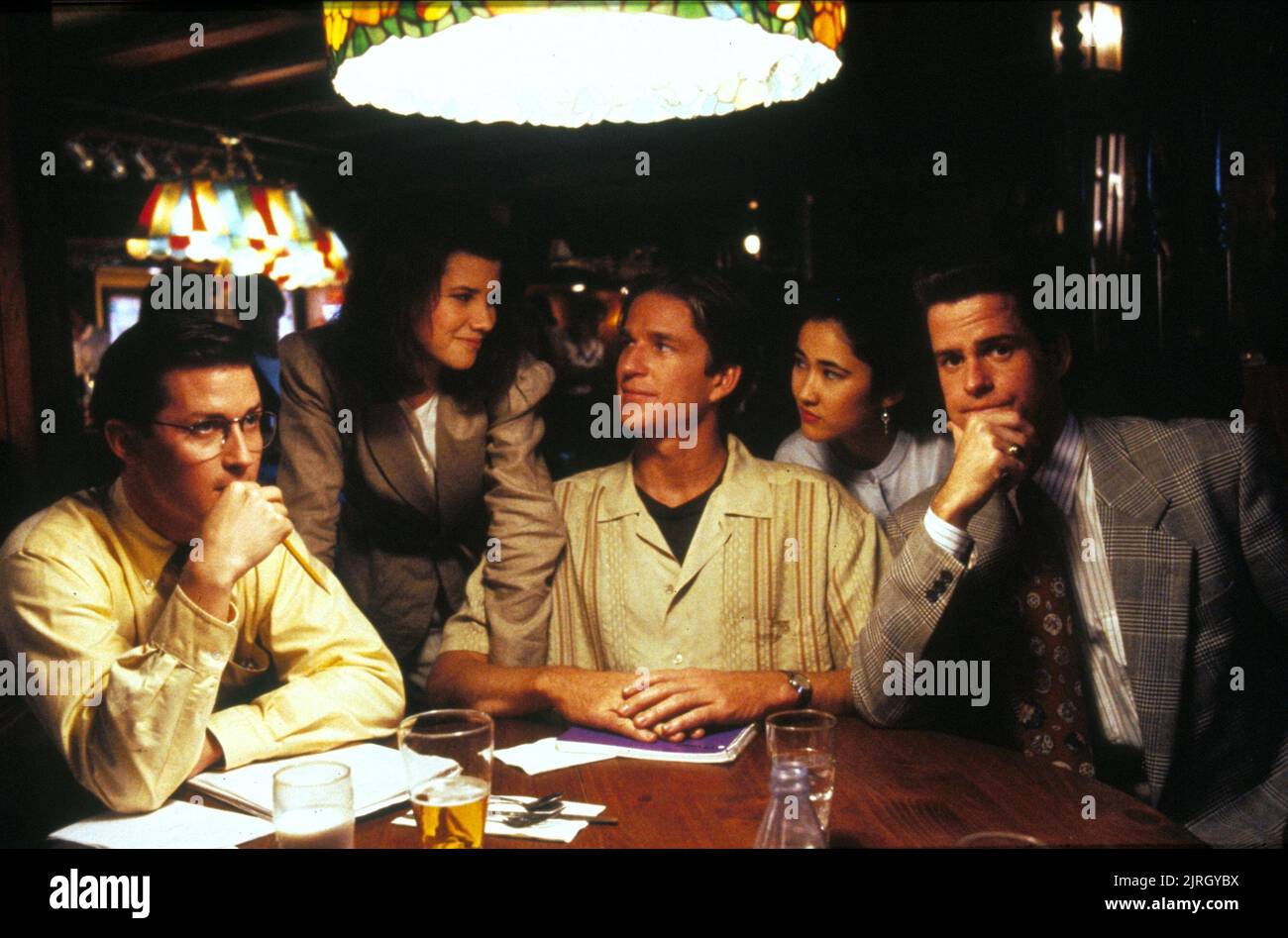 TODD FIELD, ALICE CARTER, MATTHEW MODINE, JOHN SCOTT CLOUGH, GROSS ANATOMY, 1989 Stock Photo