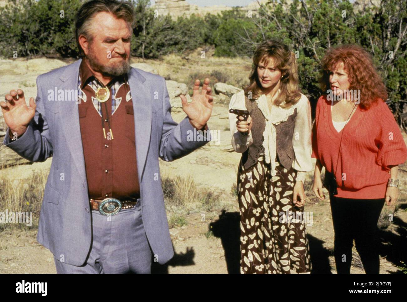 ROBERT PROSKY, SHELLEY LONG, BETTE MIDLER, OUTRAGEOUS FORTUNE, 1987 Stock Photo