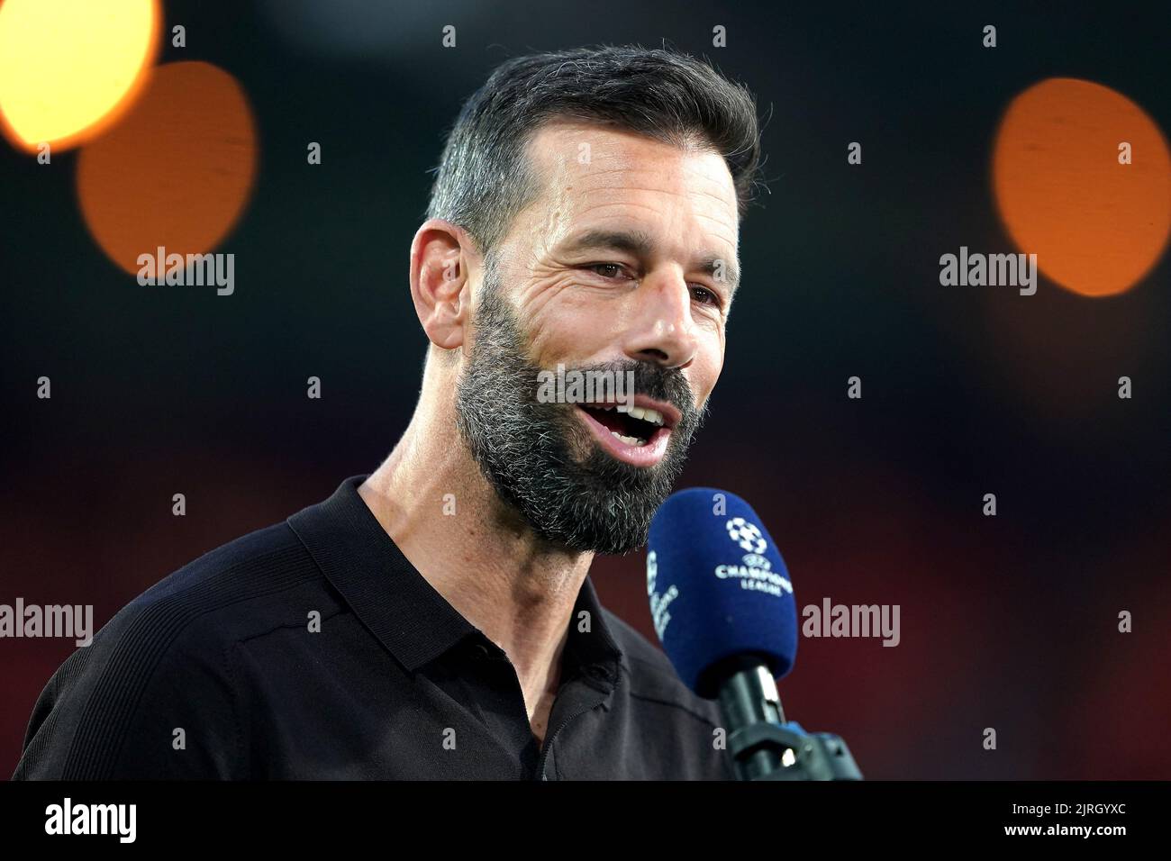 PSV Eindhoven head coach Ruud van Nistelrooy before the UEFA Champions League qualifying match at PSV Stadion, Eindhoven. Picture date: Wednesday August 24, 2022. Stock Photo