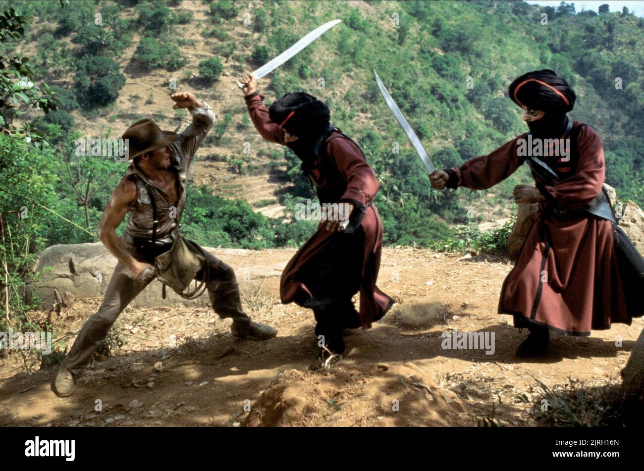 HARRISON FORD, INDIANA JONES AND THE TEMPLE OF DOOM, 1984 Stock Photo