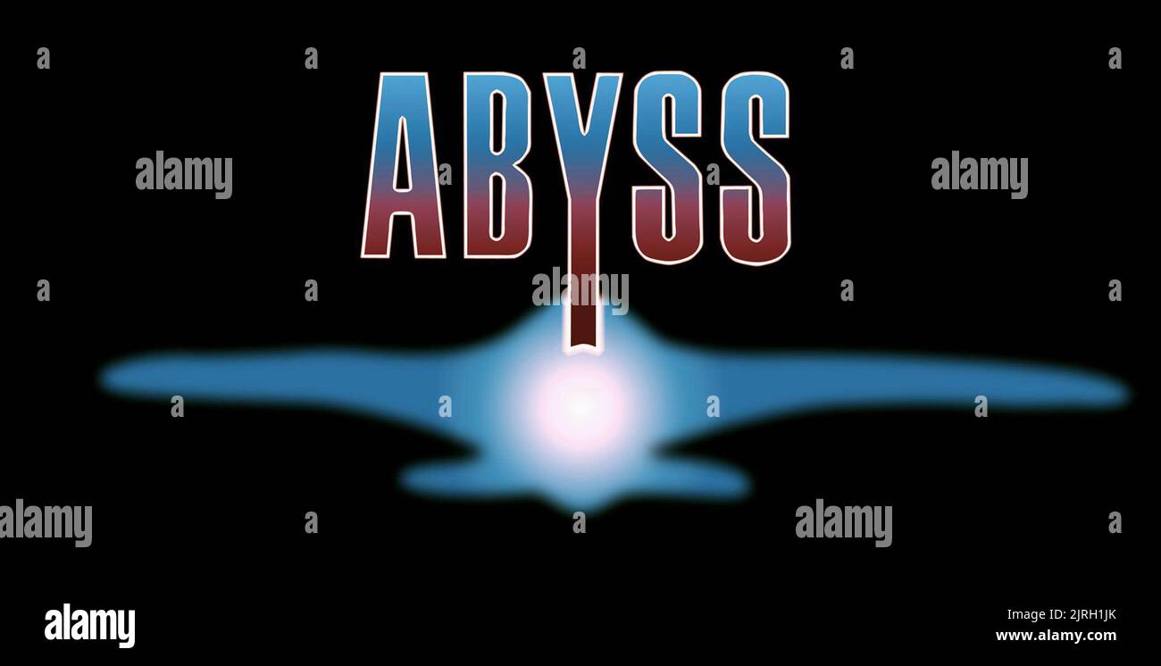 FILM ARTWORK, THE ABYSS, 1989 Stock Photo