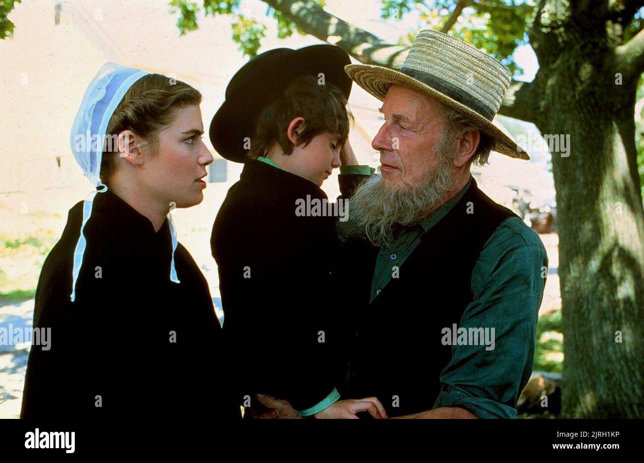 KELLY MCGILLIS, LUKAS HASS, JAN RUBES, WITNESS, 1985 Stock Photo