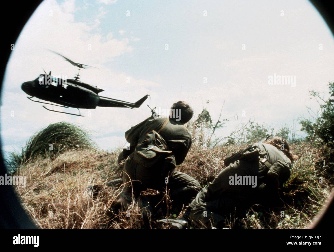 WAR SCENE, OPPOSING FORCE, 1986 Stock Photo