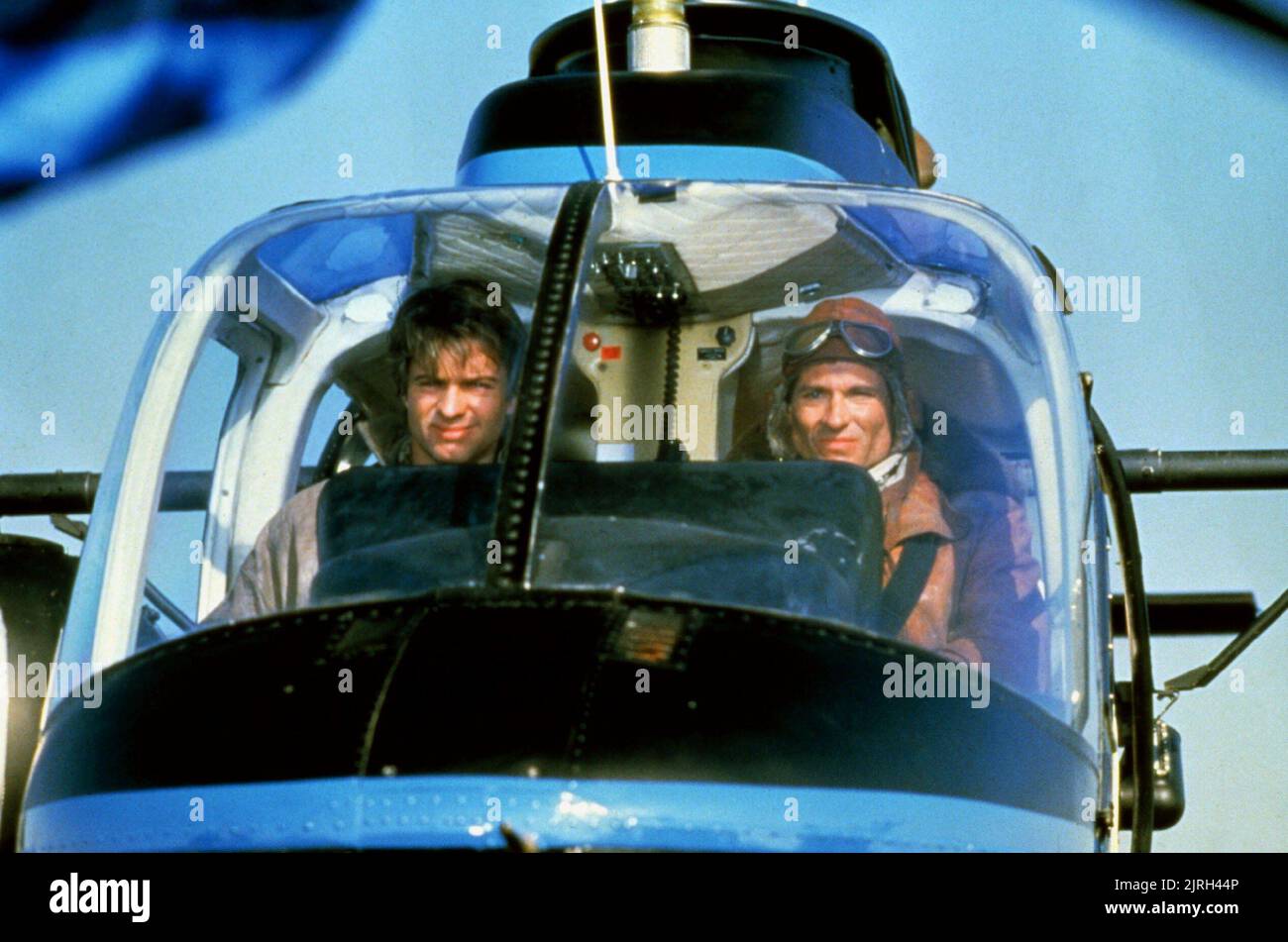 SCENE WITH NEIL DICKSON, BIGGLES: ADVENTURES IN TIME, 1986 Stock Photo