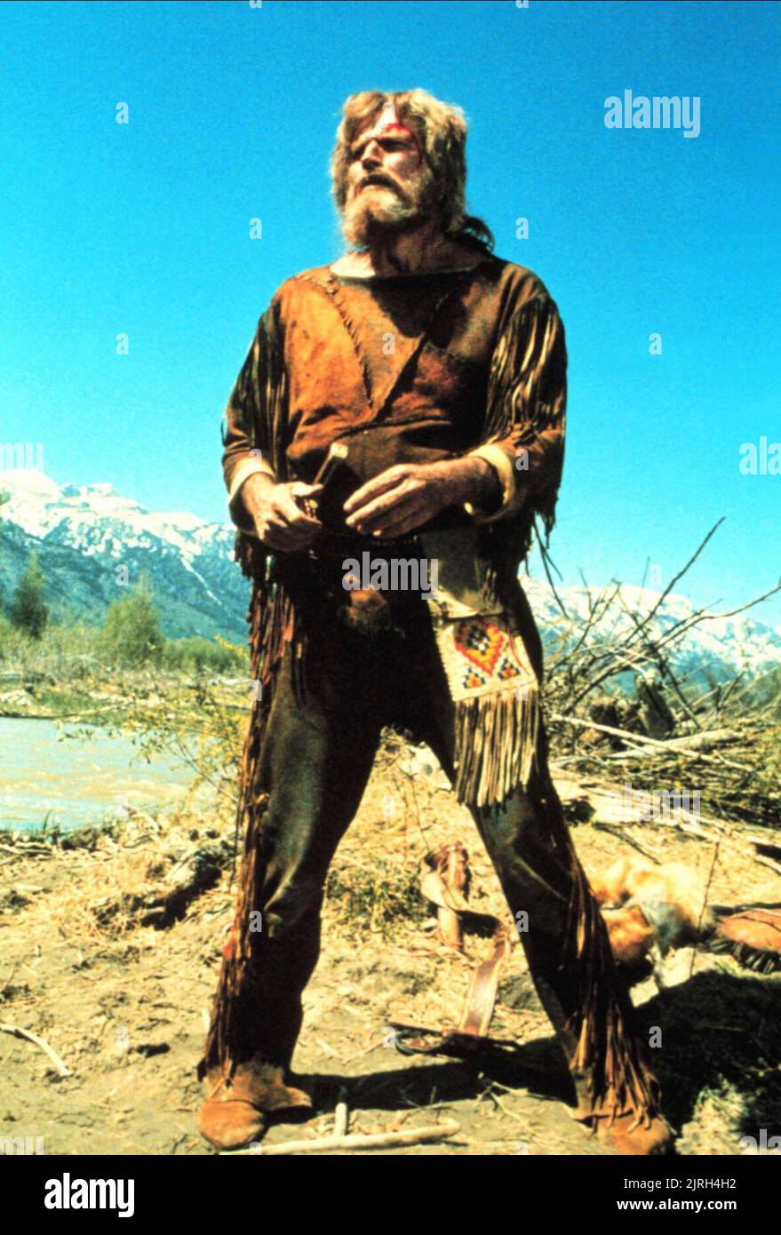 CHARLTON HESTON, THE MOUNTAIN MEN, 1980 Stock Photo Alamy