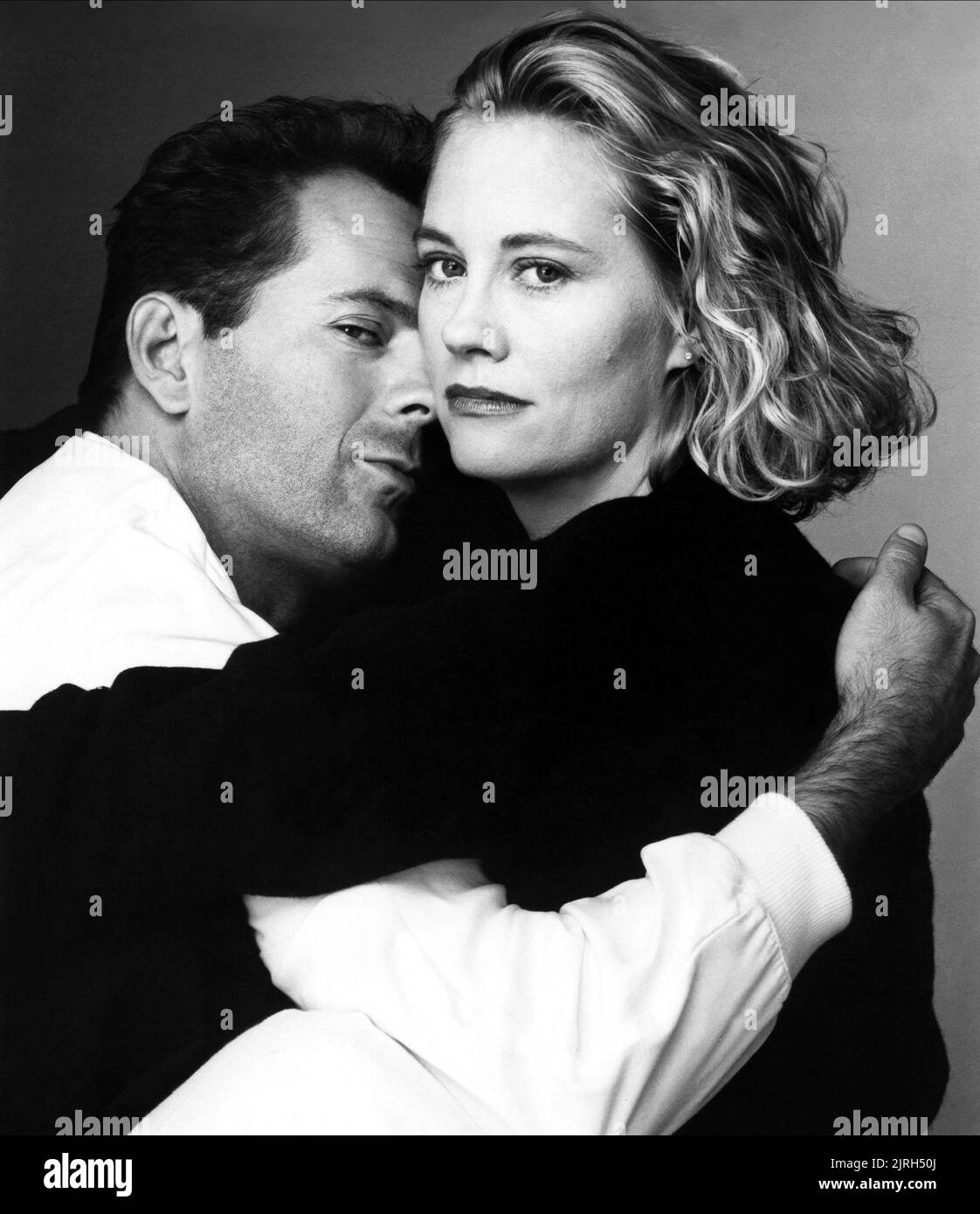 BRUCE WILLIS, CYBILL SHEPHERD, MOONLIGHTING, 1985 Stock Photo Alamy