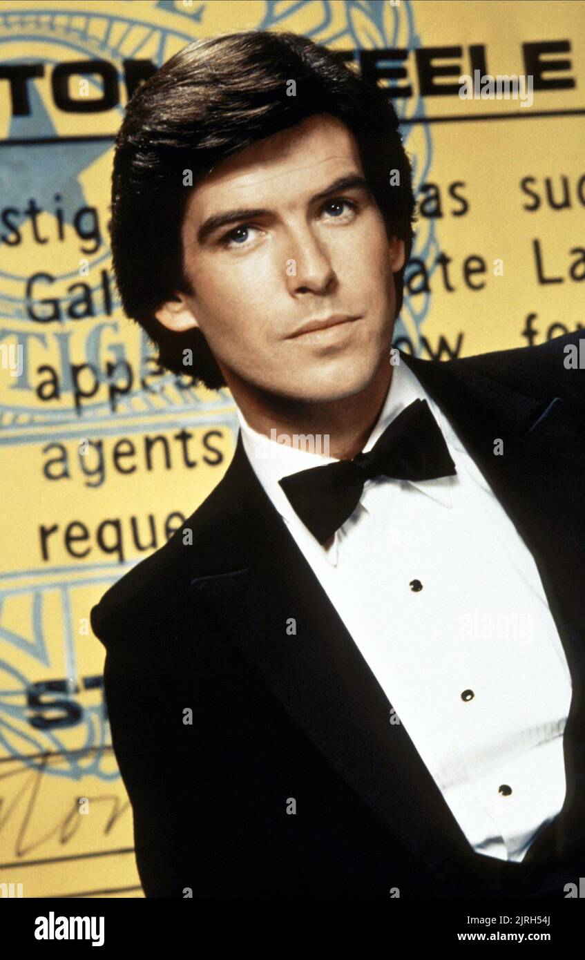 PIERCE BROSNAN, REMINGTON STEELE, 1982 Stock Photo Alamy