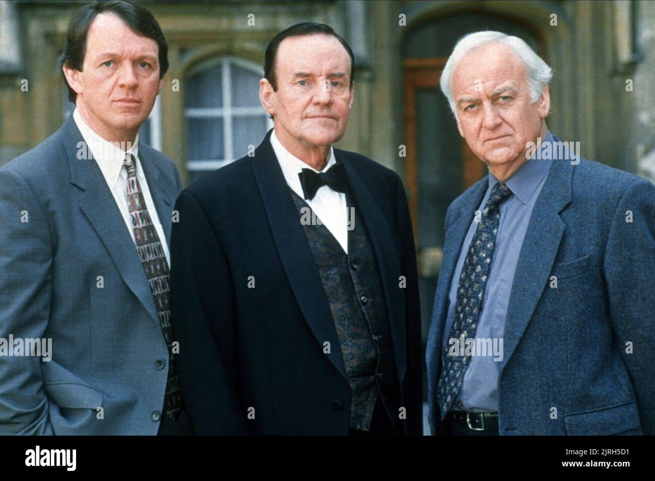 KEVIN WHATELY, RICHARD BRIERS, JOHN THAW, INSPECTOR MORSE, 1987 Stock Photo
