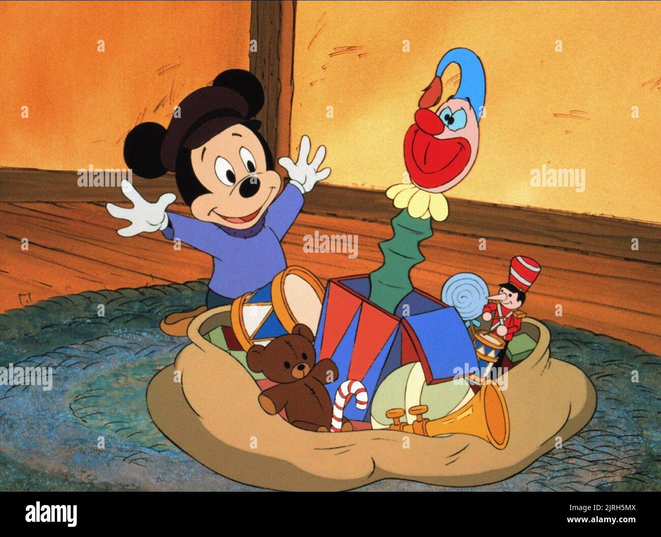 CHRISTMAS TOY SCENE, MICKEY'S CHRISTMAS CAROL, 1983 Stock Photo