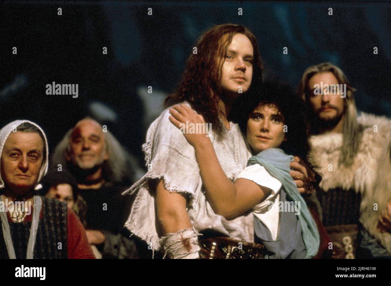 TIM ROBBINS, IMOGEN STUBBS, ERIK THE VIKING, 1989 Stock Photo