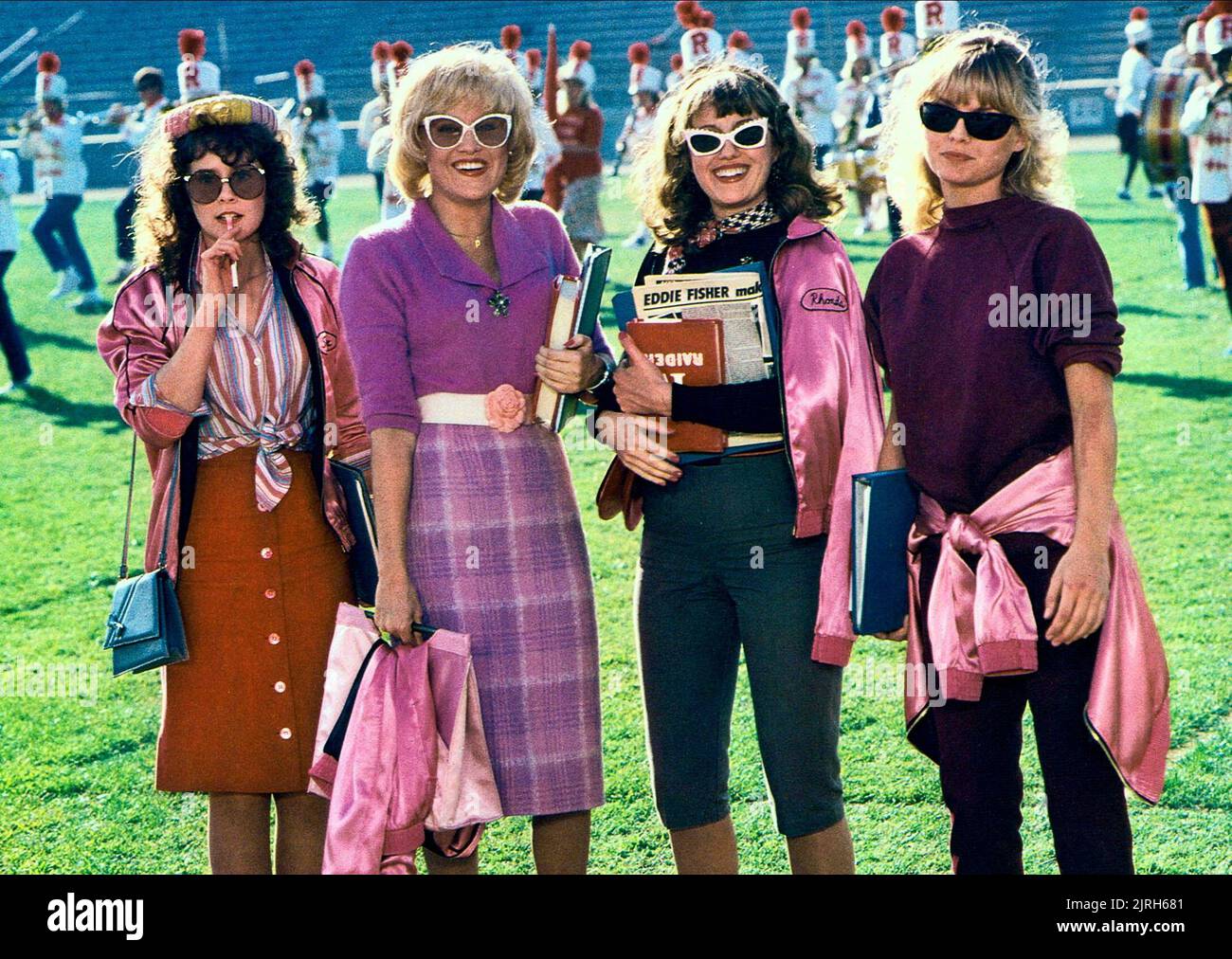 MAUREEN TEEFY, LORNA LUFT, ALISON PRICE, MICHELLE PFEIFFER, GREASE 2, 1982 Stock Photo