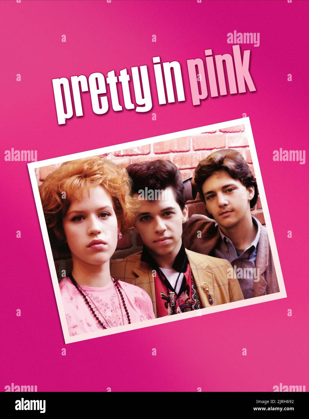 MOLLY RINGWALD, JON CRYER, ANDREW MCCARTHY, PRETTY IN PINK, 1986 Stock