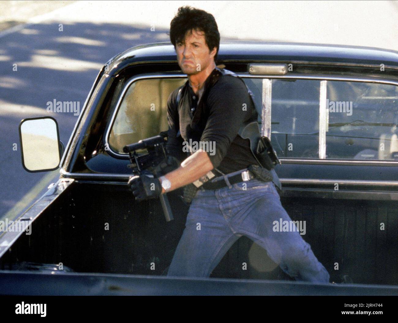 SYLVESTER STALLONE, COBRA, 1986 Stock Photo