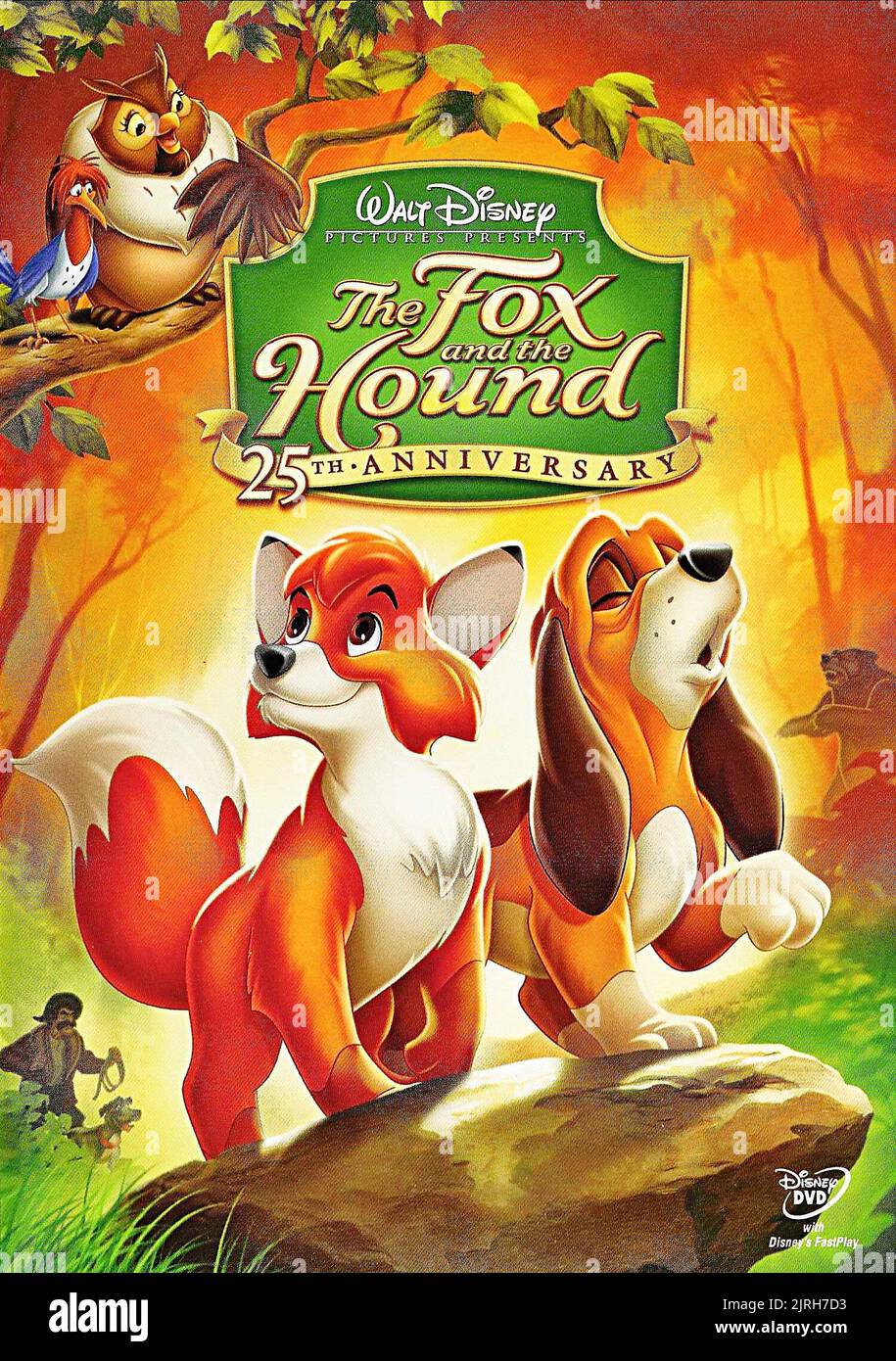 TODD THE FOX, COPPER THE HOUND POSTER, THE FOX AND THE HOUND, 1981 Stock Photo Alamy