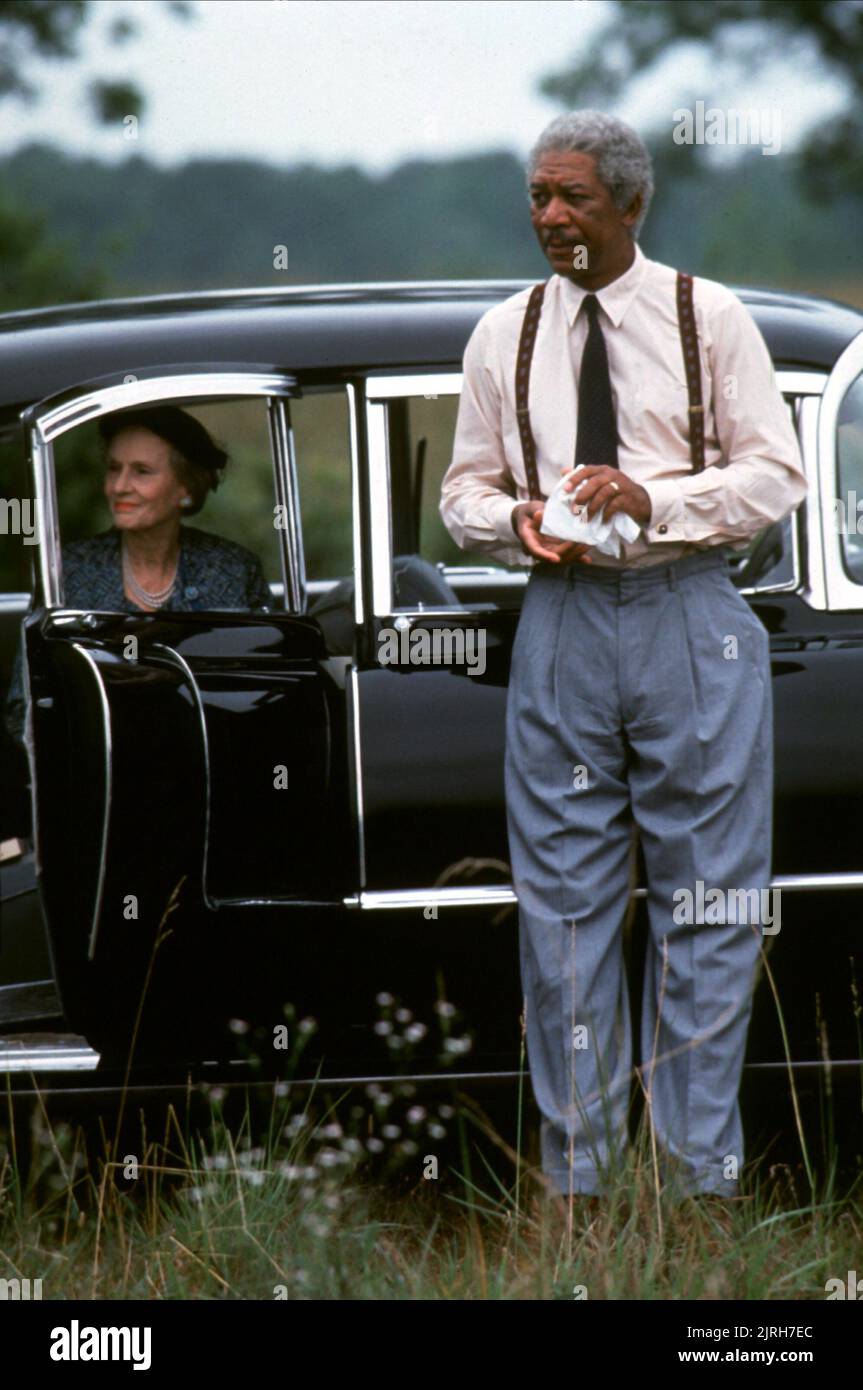 JESSICA TANDY, MORGAN FREEMAN, DRIVING MISS DAISY, 1989 Stock Photo