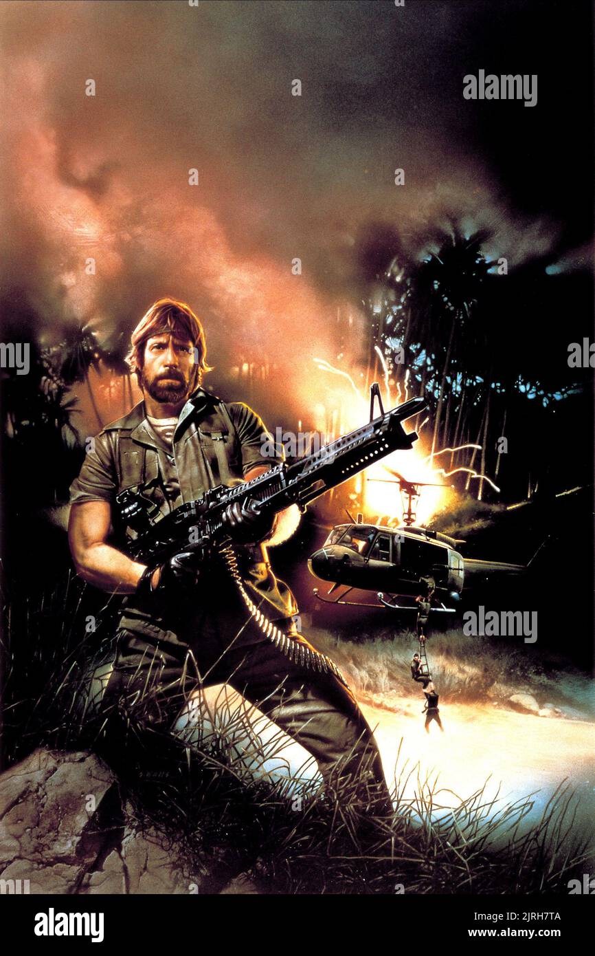 CHUCK NORRIS, MISSING IN ACTION, 1984 Stock Photo