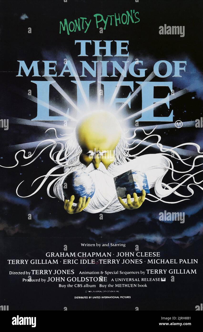 The meaning of life poster hi-res stock photography and images - Alamy