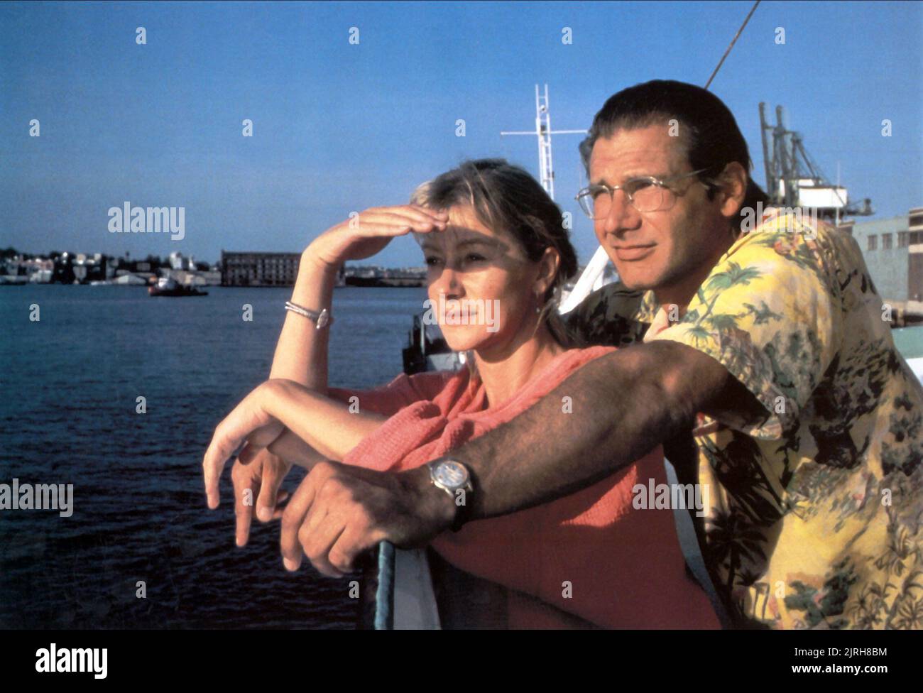 HELEN MIRREN, HARRISON FORD, THE MOSQUITO COAST, 1986 Stock Photo